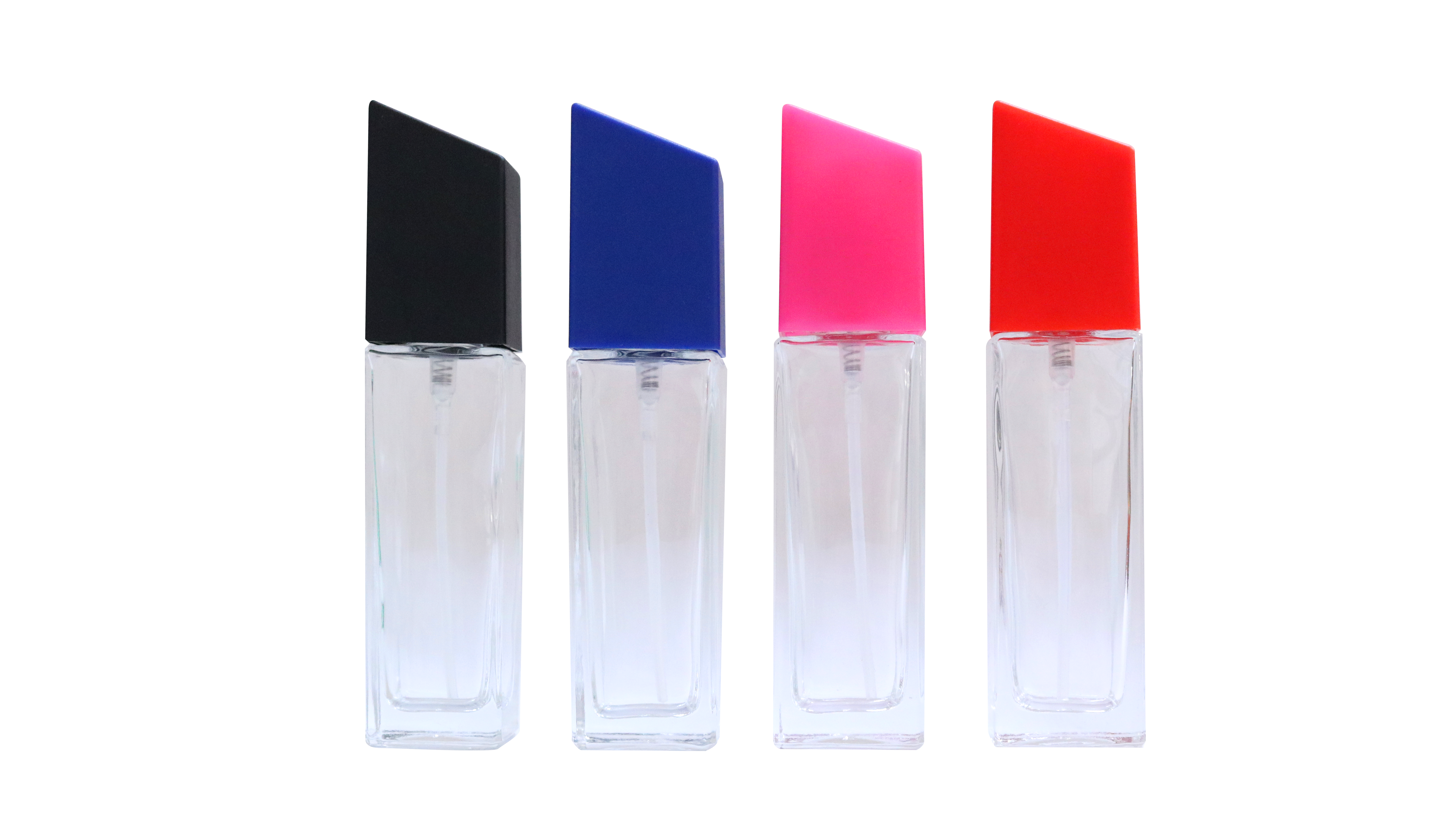 frasco de vidrio pisa 30ml tapa de colores