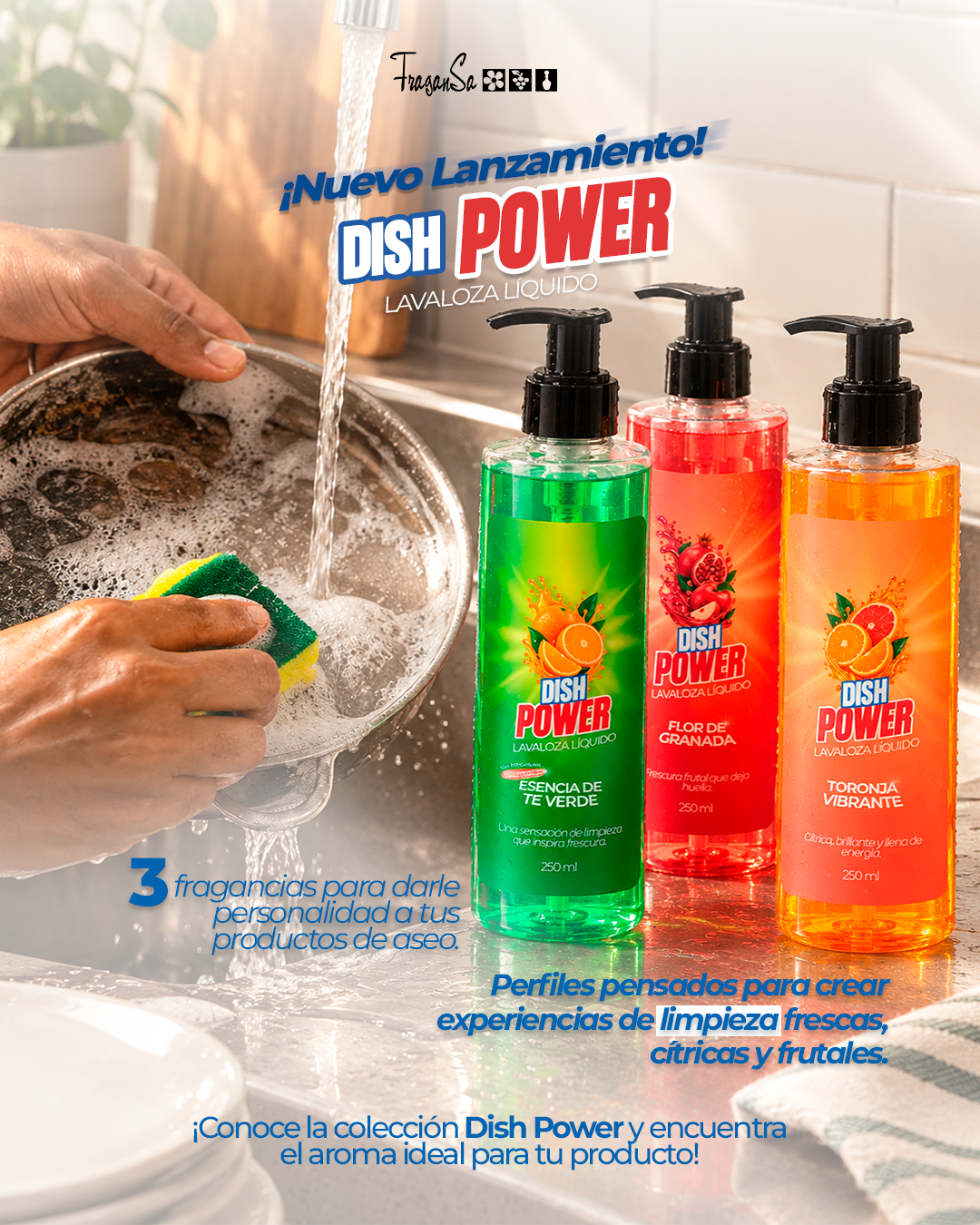 Fragancias para Lavaloza Líquido